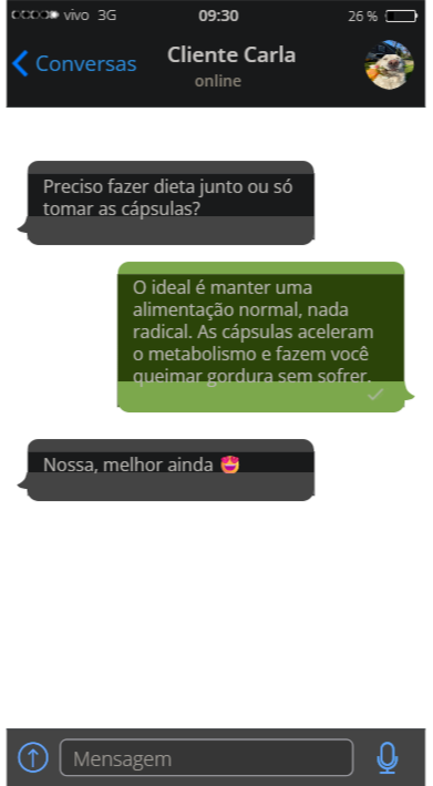 Depoimento WhatsApp 3